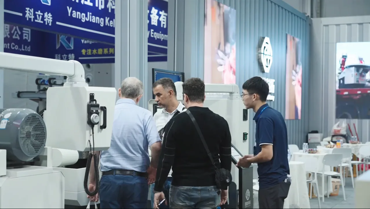CNC Knife Grinding Machines at Yangjiang International Hardware & Knife Expo